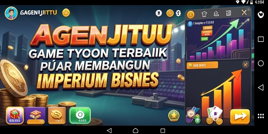 Screenshot AGENJITU menunjukkan serunya gameplay Tycoon.