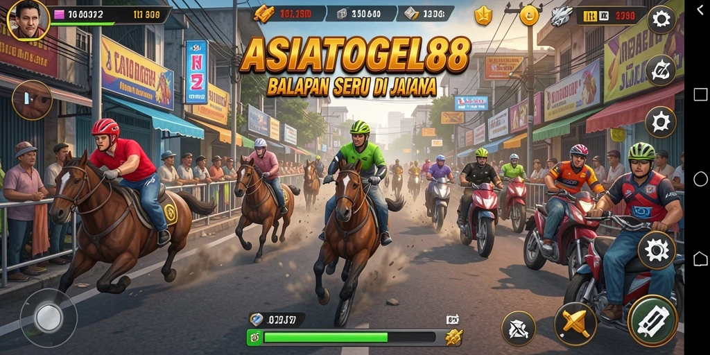 Tampilan aksi balapan yang memukau dari ASIATOGEL88.