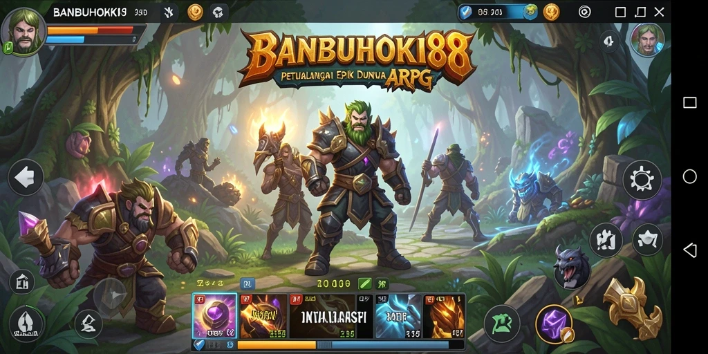 Tampilan gameplay mengesankan dari BANBUHOKI88 dengan aksi yang seru.