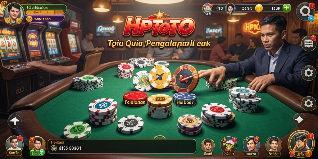 Screenshot utama HPTOTO menampilkan gameplay QiuQiu yang seru.