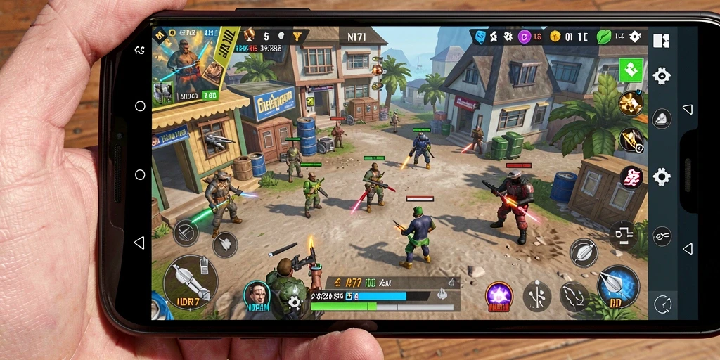 Screenshot utama IDR77 menampilkan gameplay seru membangun kerajaan bisnis.
