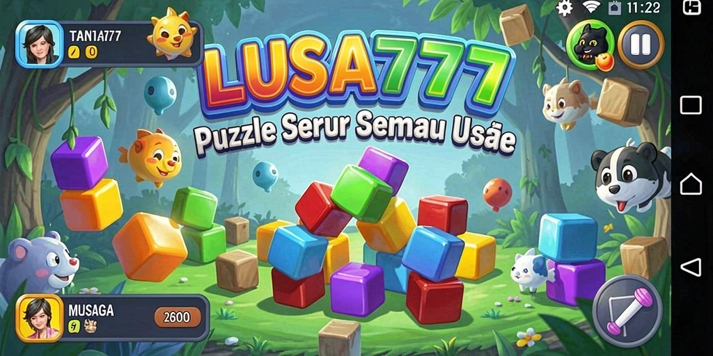 Screenshot LUSA777 menampilkan gameplay Puzzle yang menantang dan menarik.
