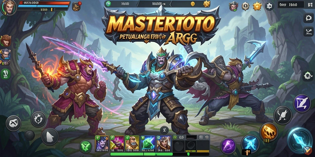 Gameplay mendebarkan di MASTERTOTO menunjukkan pertempuran seru dalam dunia fantasi.