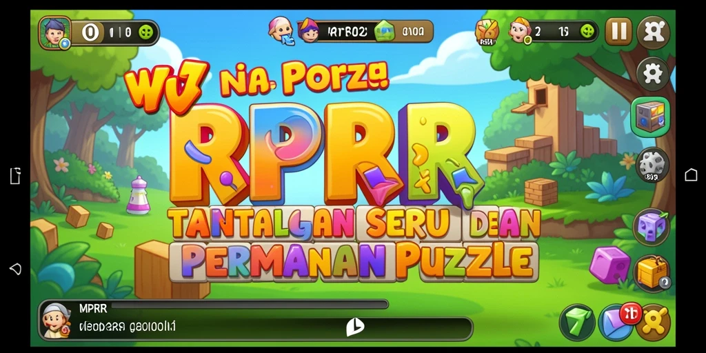 Tampilan gameplay seru dalam RPRR yang menguji kecerdasan.