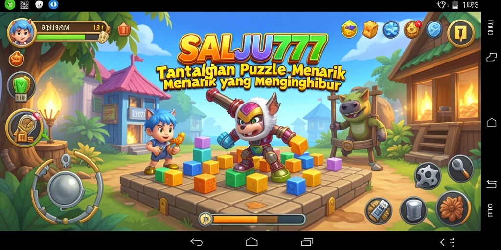 Tampilan gameplay SALJU777 yang menantang dan mengasyikkan.