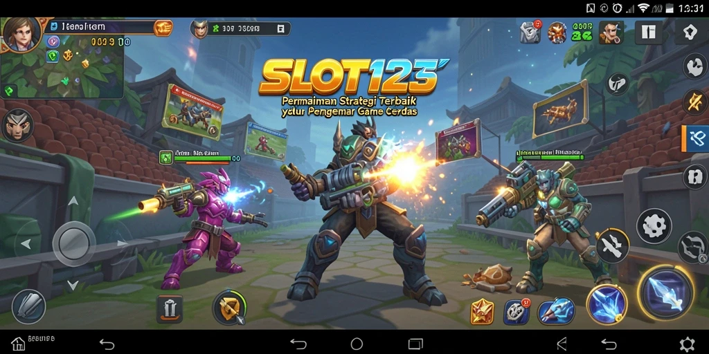 Tangkapan layar utama yang menunjukkan gameplay Strategy yang seru.