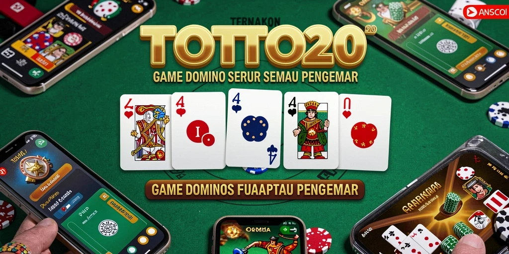 Screenshot gameplay TOTO20 menunjukkan momen seru dalam permainan Domino.