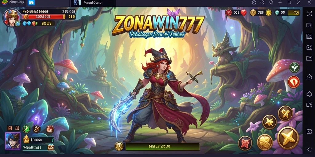Tampilan gameplay ZONAWIN777 yang menawan dan penuh petualangan.